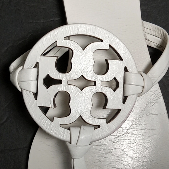 Tory Burch Square Toe Miller Sandals Size 6.5 - Picture 3 of 7